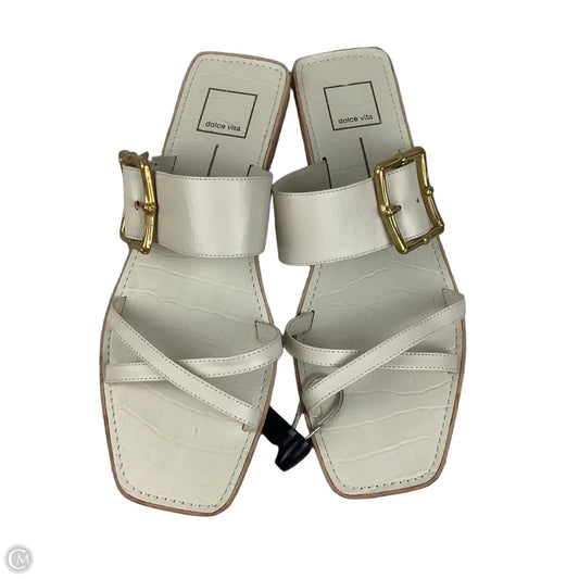 Sandals Flats By Dolce Vita In Cream, Size: 10