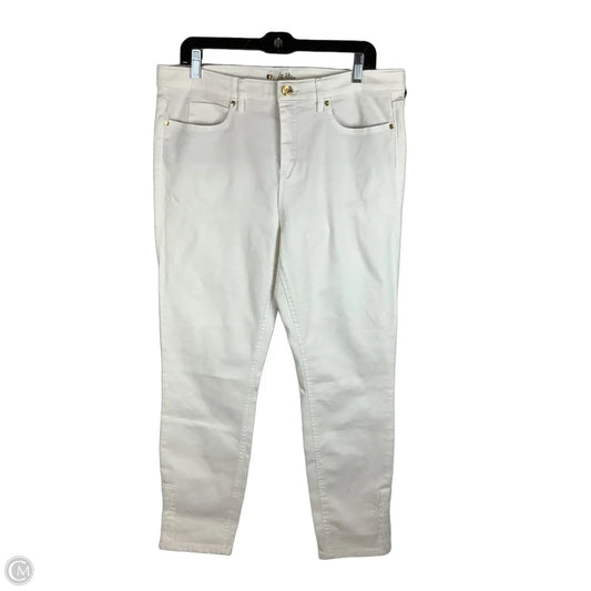 Pants Designer By Lilly Pulitzer In White, Size: 14