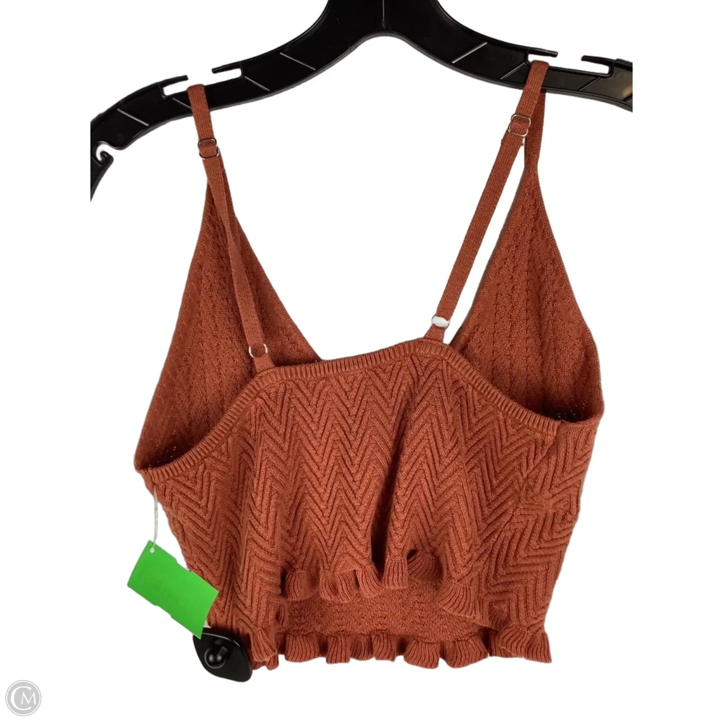 Top Sleeveless By Free People In Orange, Size: S