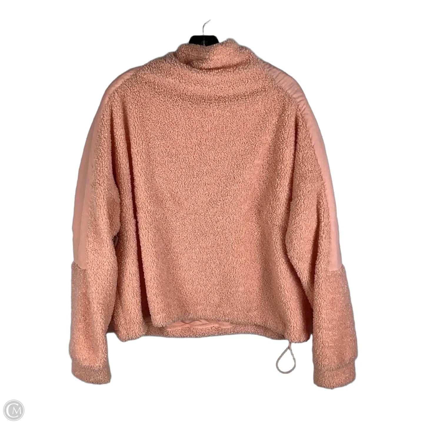 Jacket Fleece By Adidas In Pink, Size: L