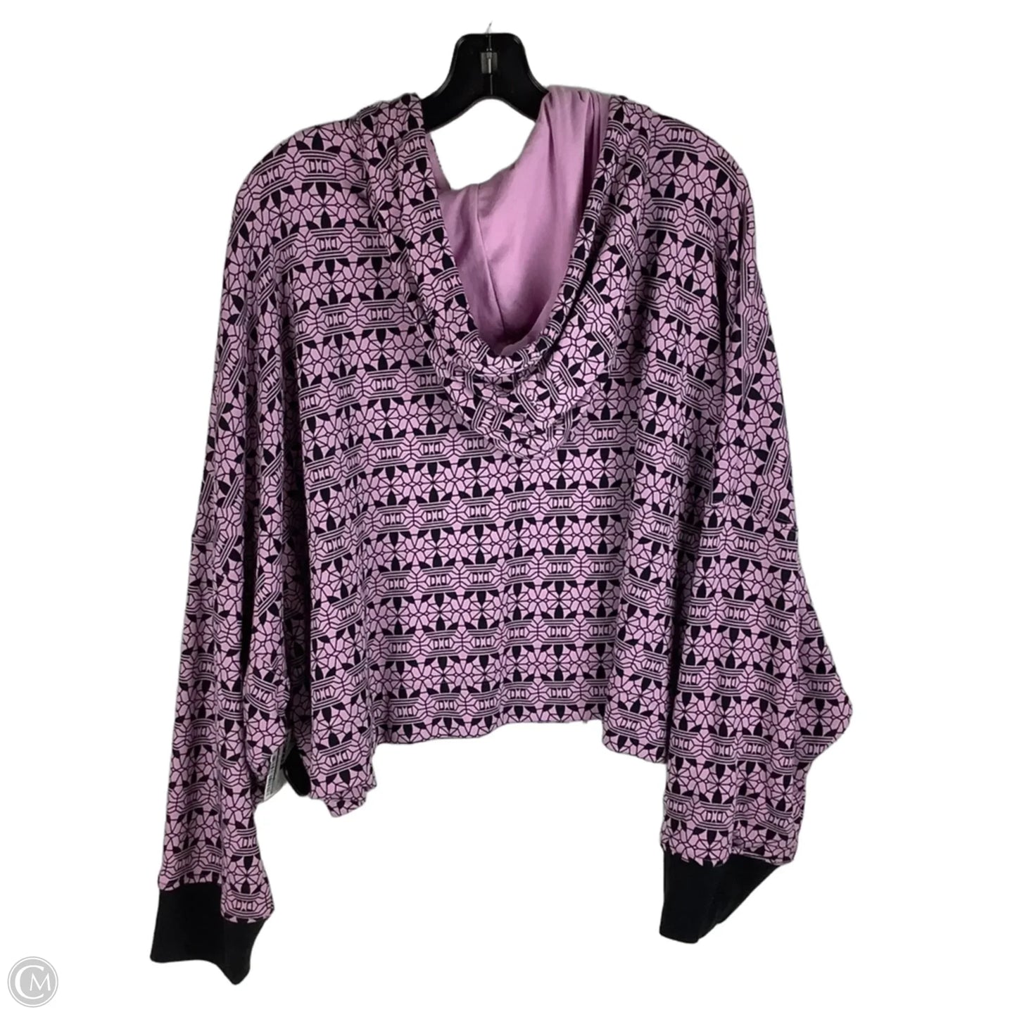 Athletic Sweatshirt Hoodie By Adidas In Purple, Size: Xl