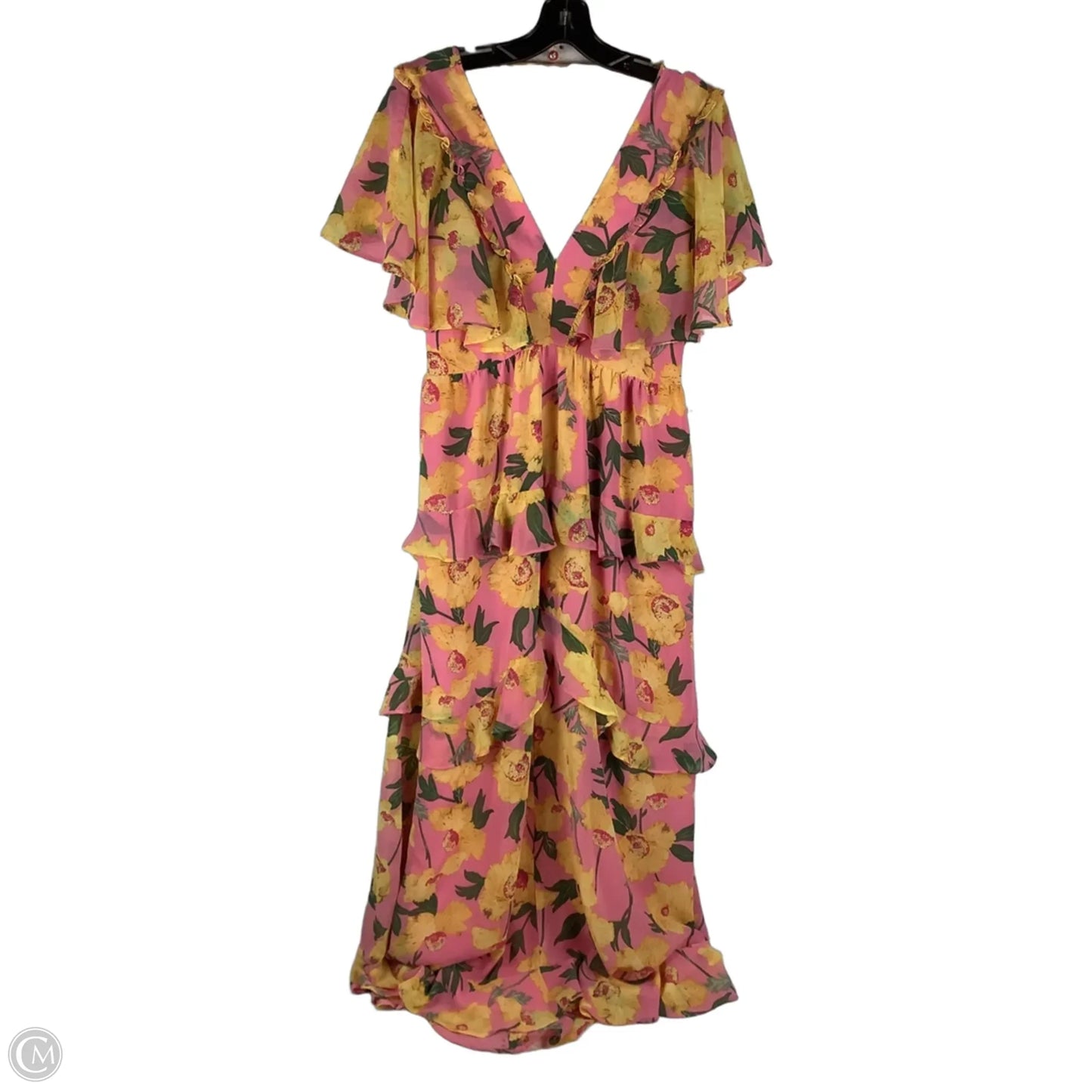 Dress Party Long By Vici In Floral Print, Size: Xl