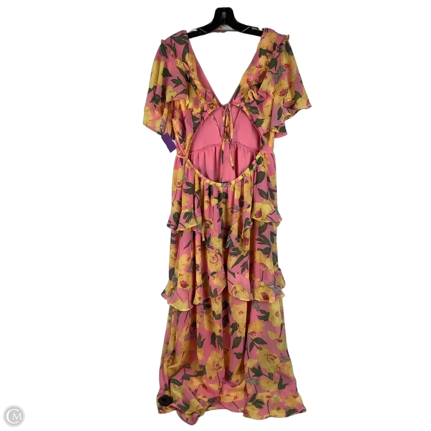 Dress Party Long By Vici In Floral Print, Size: Xl