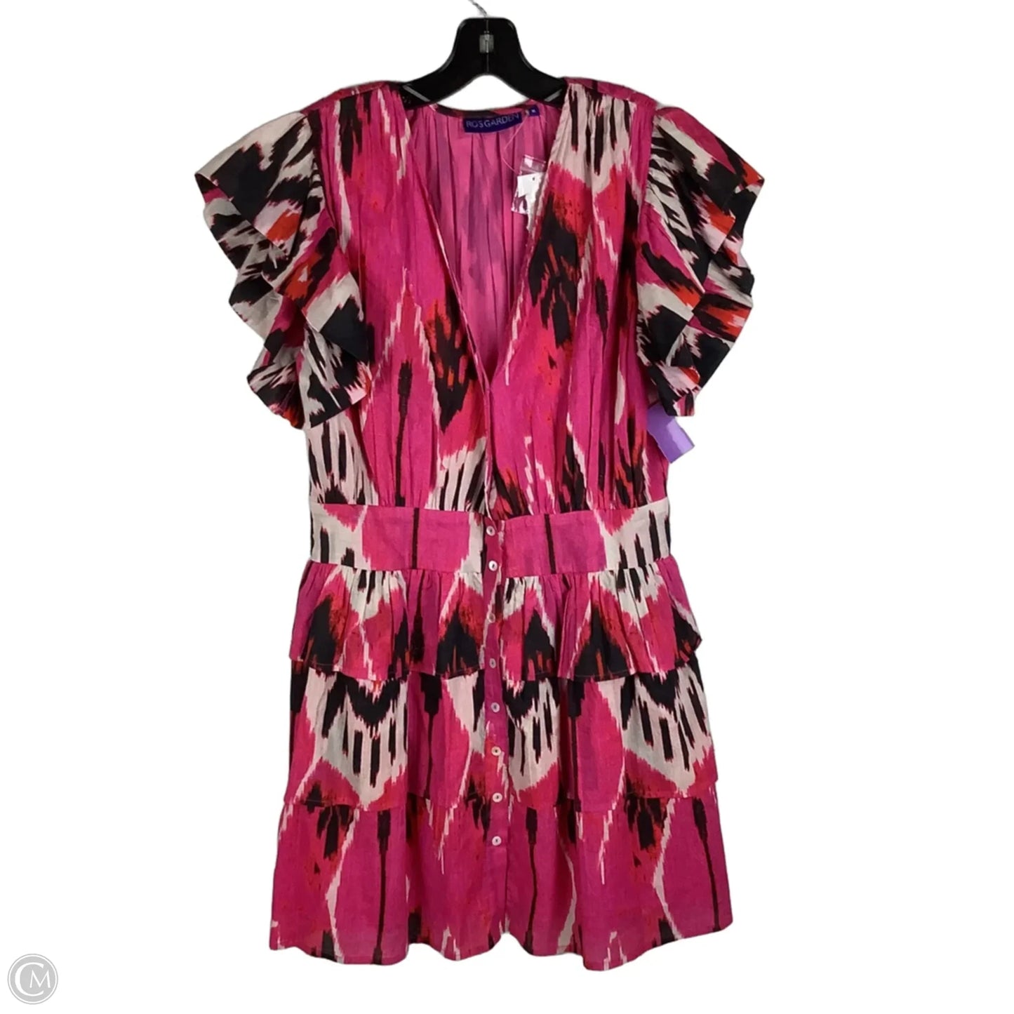 Dress Party Short By Ros Garden In Pink, Size: M