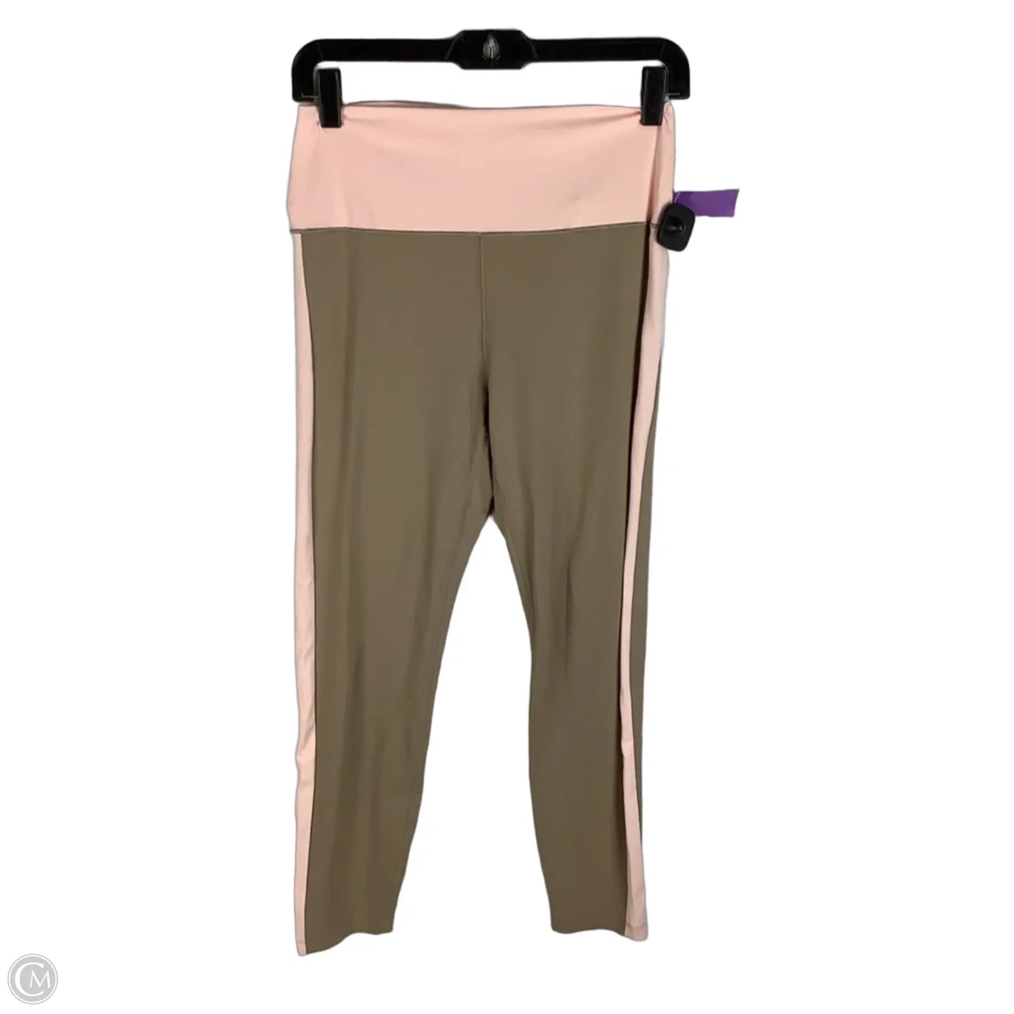Athletic Leggings By Old Navy In Brown & Pink, Size: L