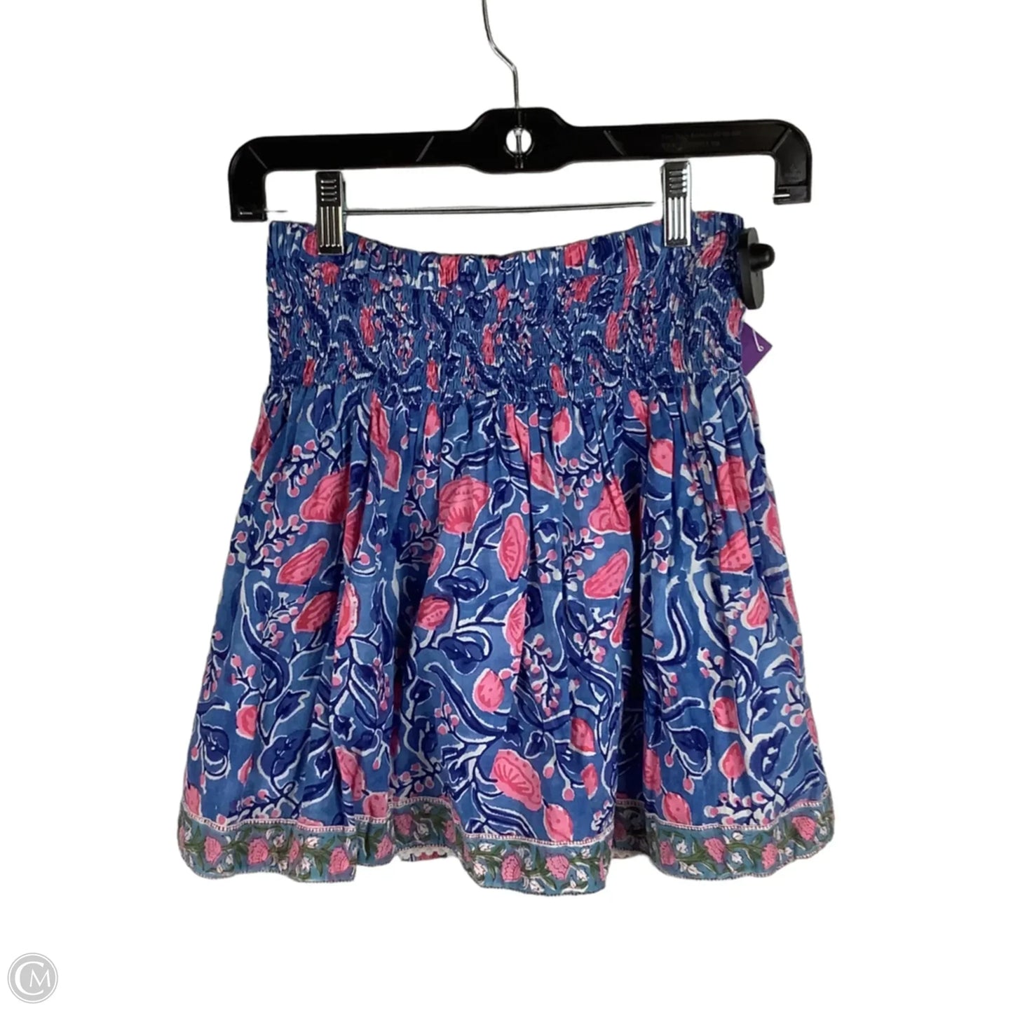 Skirt Mini & Short By Cmc In Blue, Size: Osfm (fits size XS or S best)