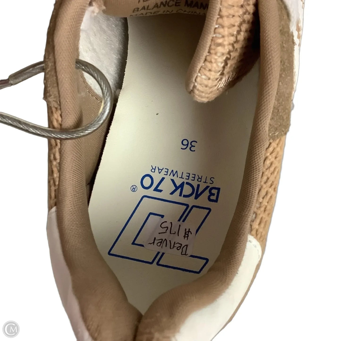 Shoes Sneakers By Cmc In Tan, Size: 36 (As is)