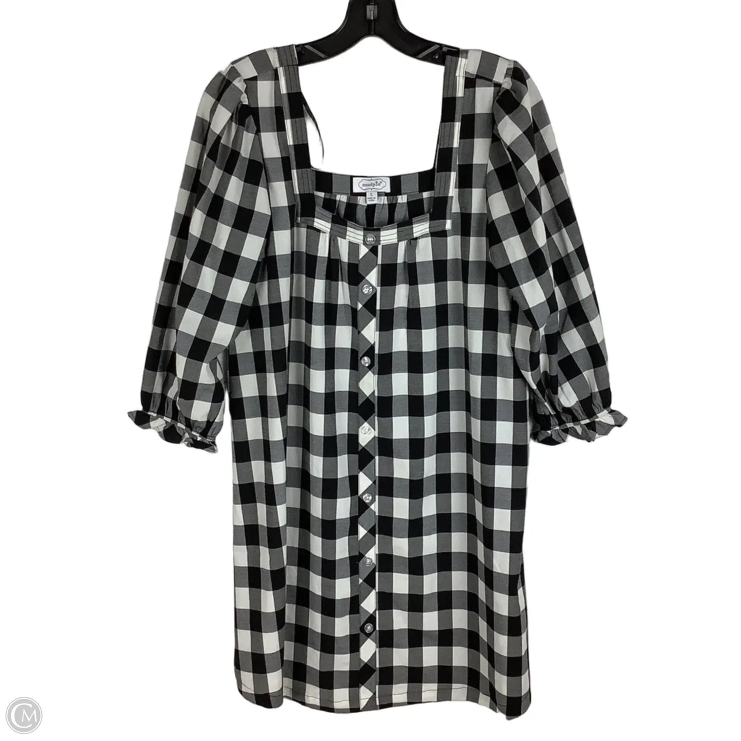 Dress Casual Short By Mudpie In Black & White, Size: S