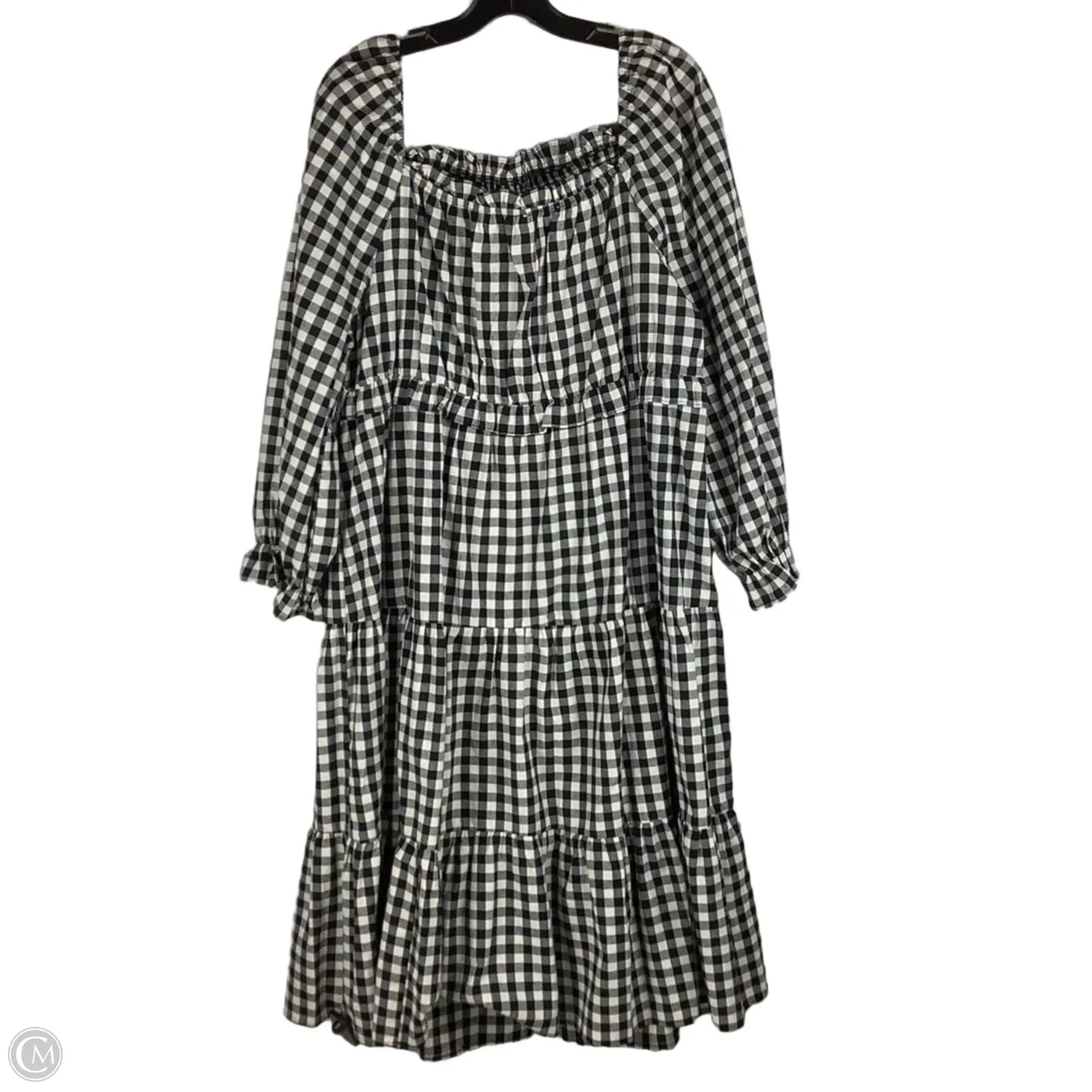 Dress Casual Midi By Chicsoul In Plaid Pattern, Size: 2x