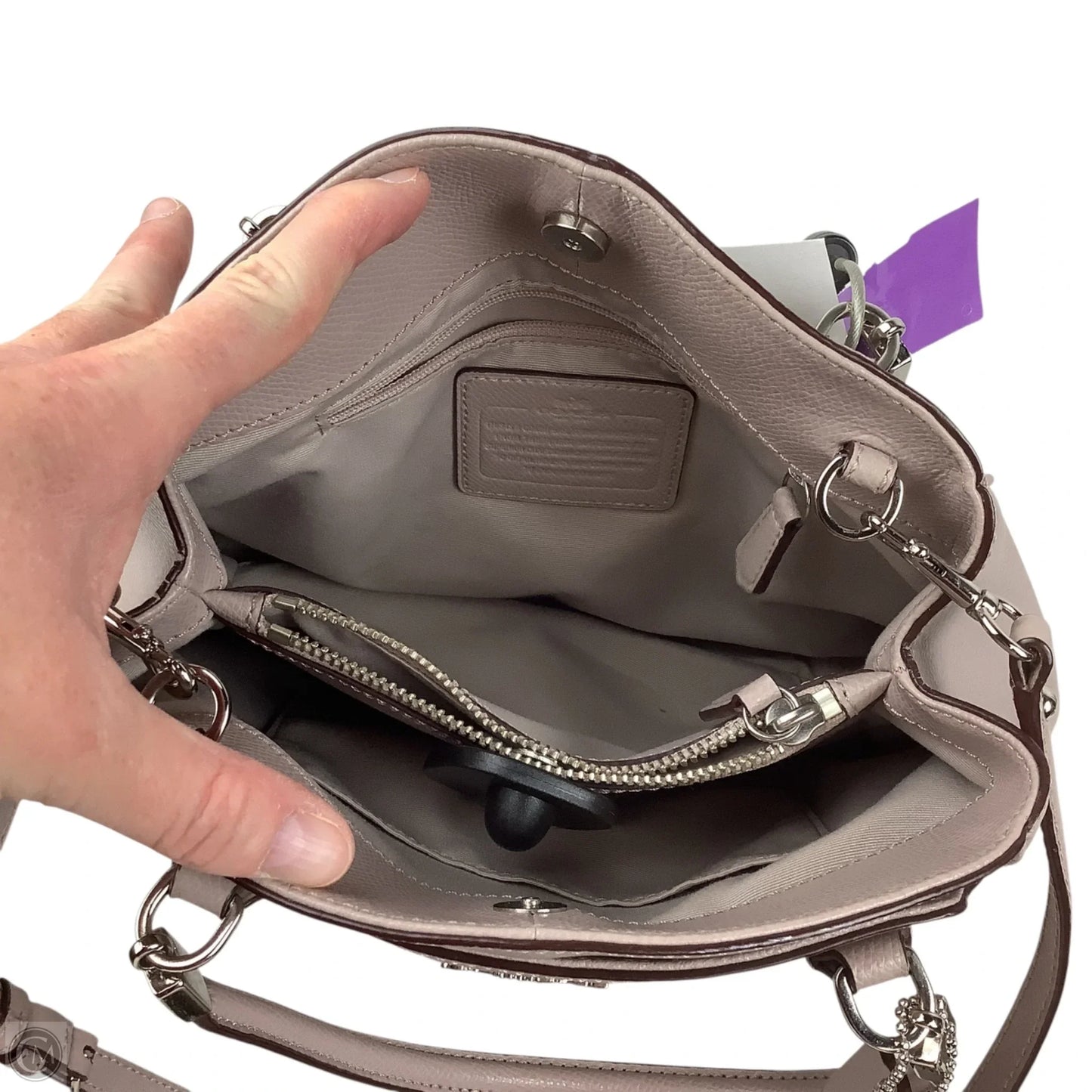Handbag Designer By Coach, Size: Medium