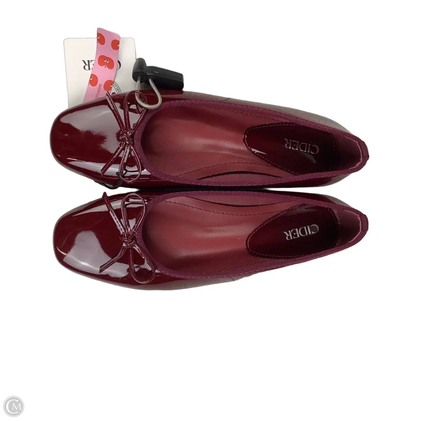 Shoes Flats By Cider In Red, Size: 7.5 (38)