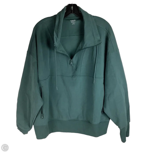 Athletic Sweatshirt Collar By Old Navy In Green, Size: 3x