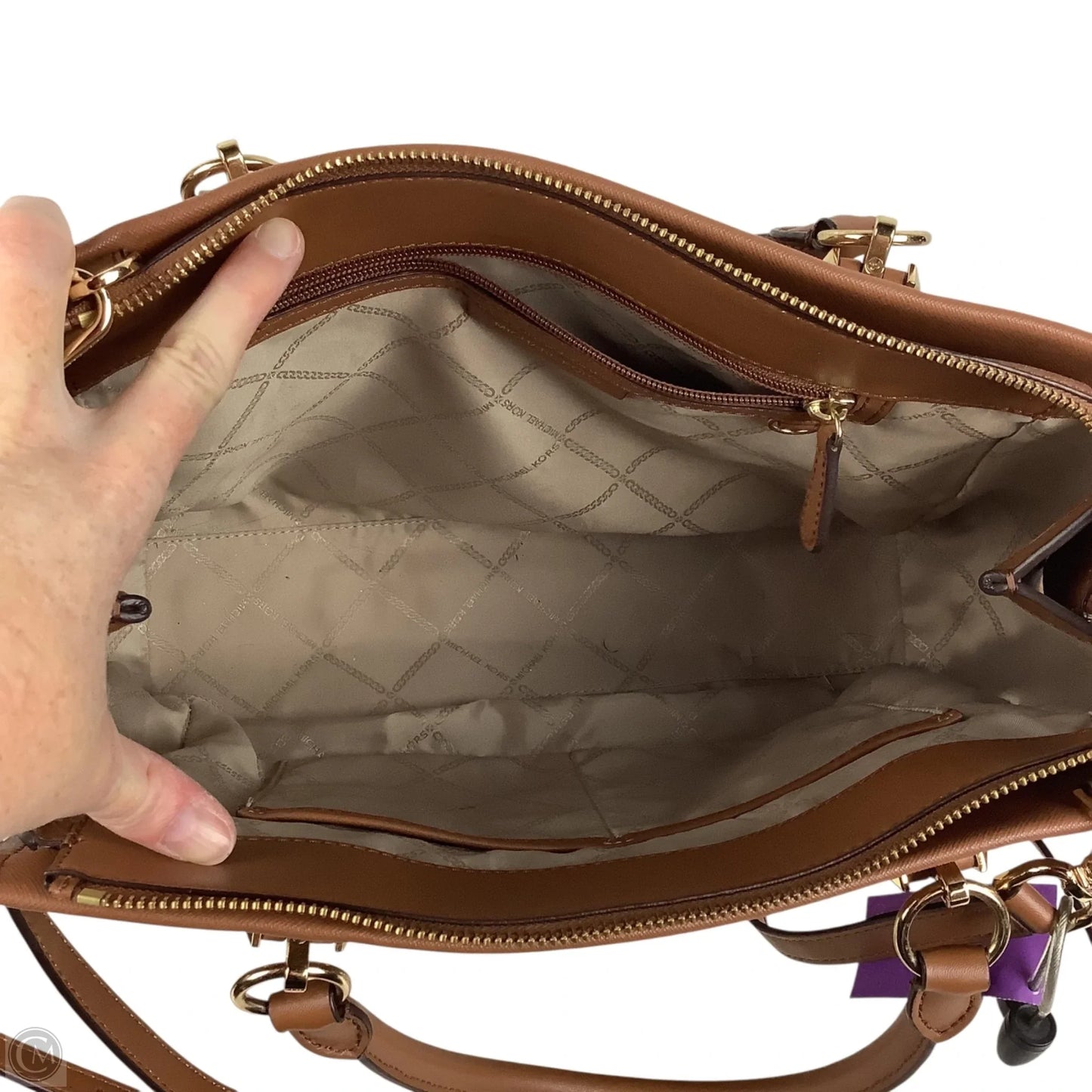 Handbag Designer By Michael Kors, Size: Medium