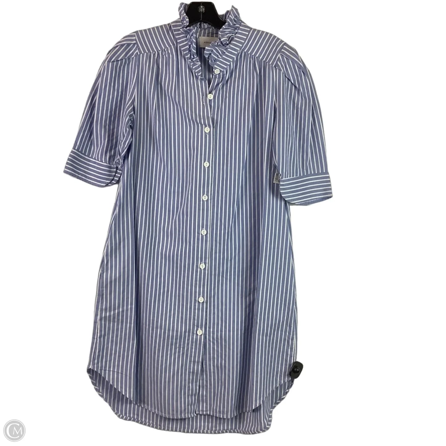 Dress Casual Short By Adrienne In Blue, Size: S