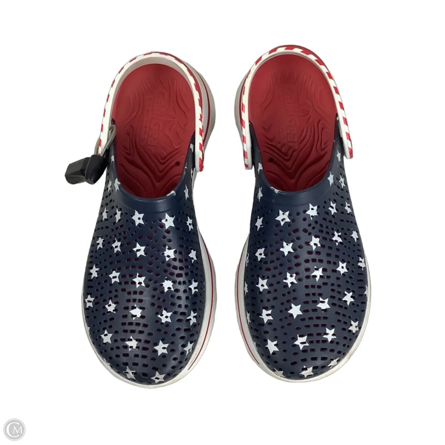 Shoes Flats By Skechers In Blue & Red, Size: 8