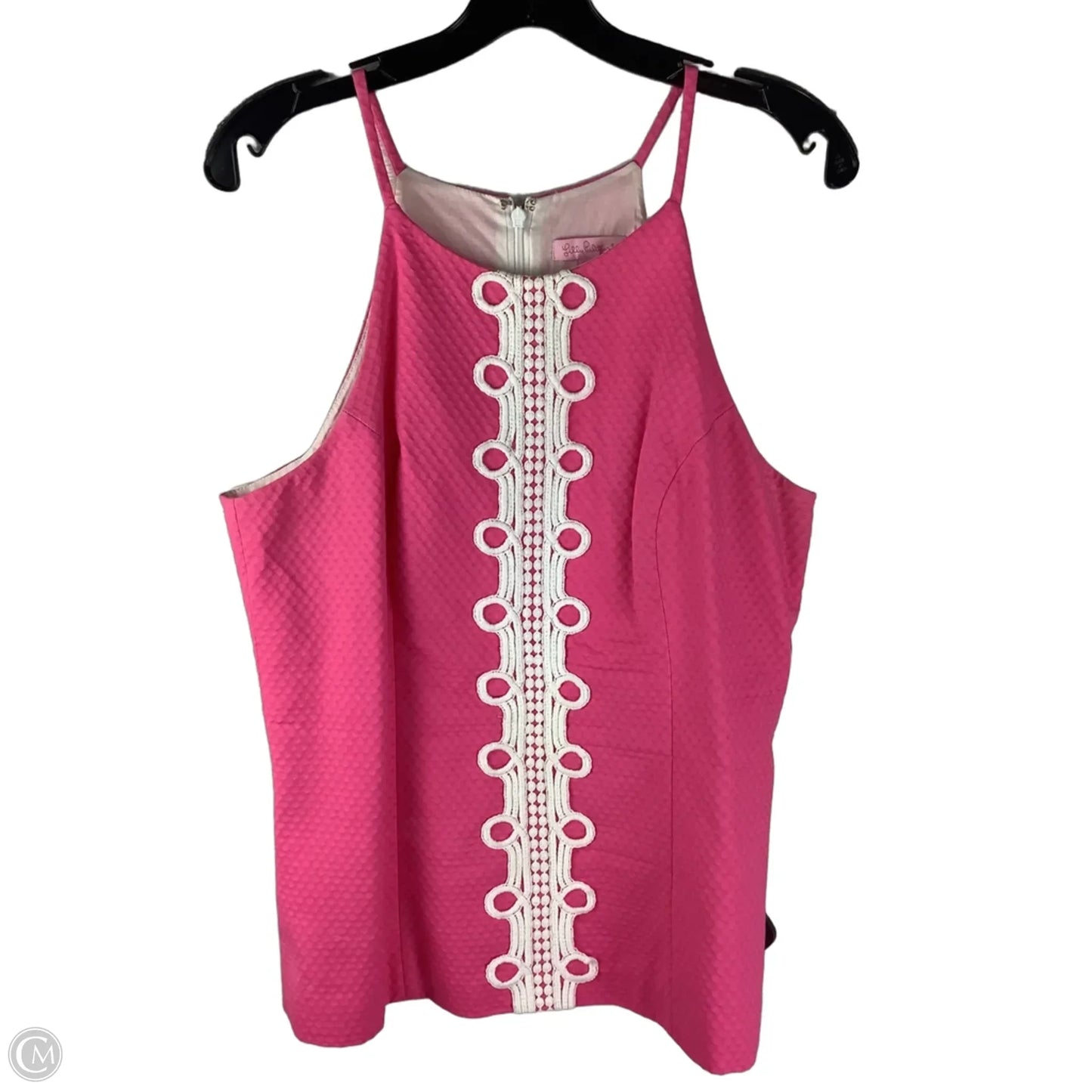 Top Sleeveless Designer By Lilly Pulitzer In Pink, Size: 12