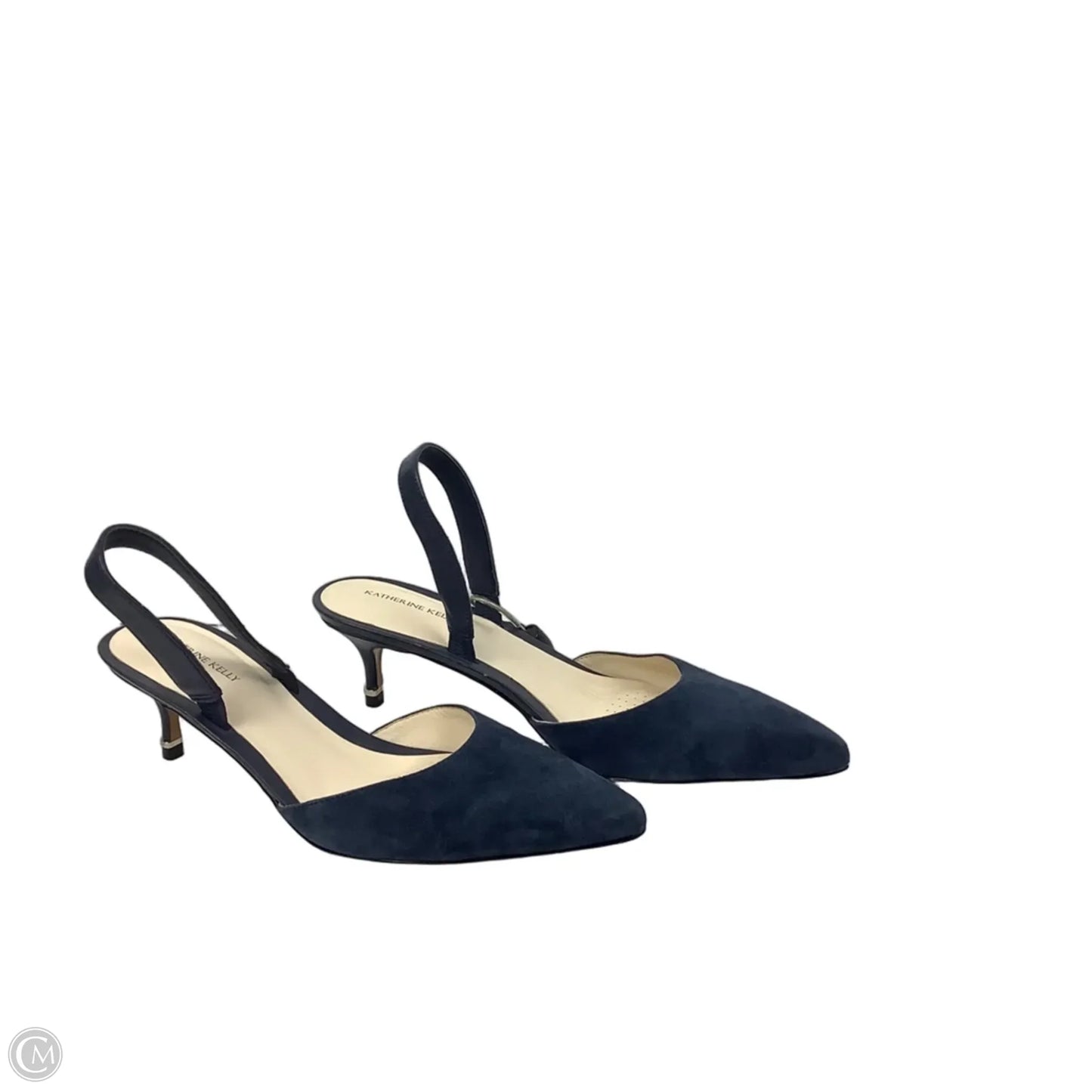 Shoes Heels Kitten By Clothes Mentor In Blue, Size: 8