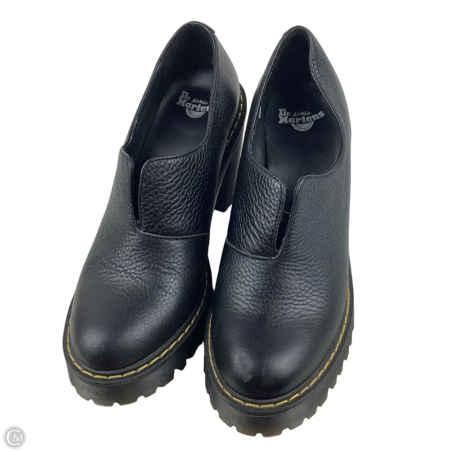 Shoes Heels Block By Dr Martens In Black, Size: 8