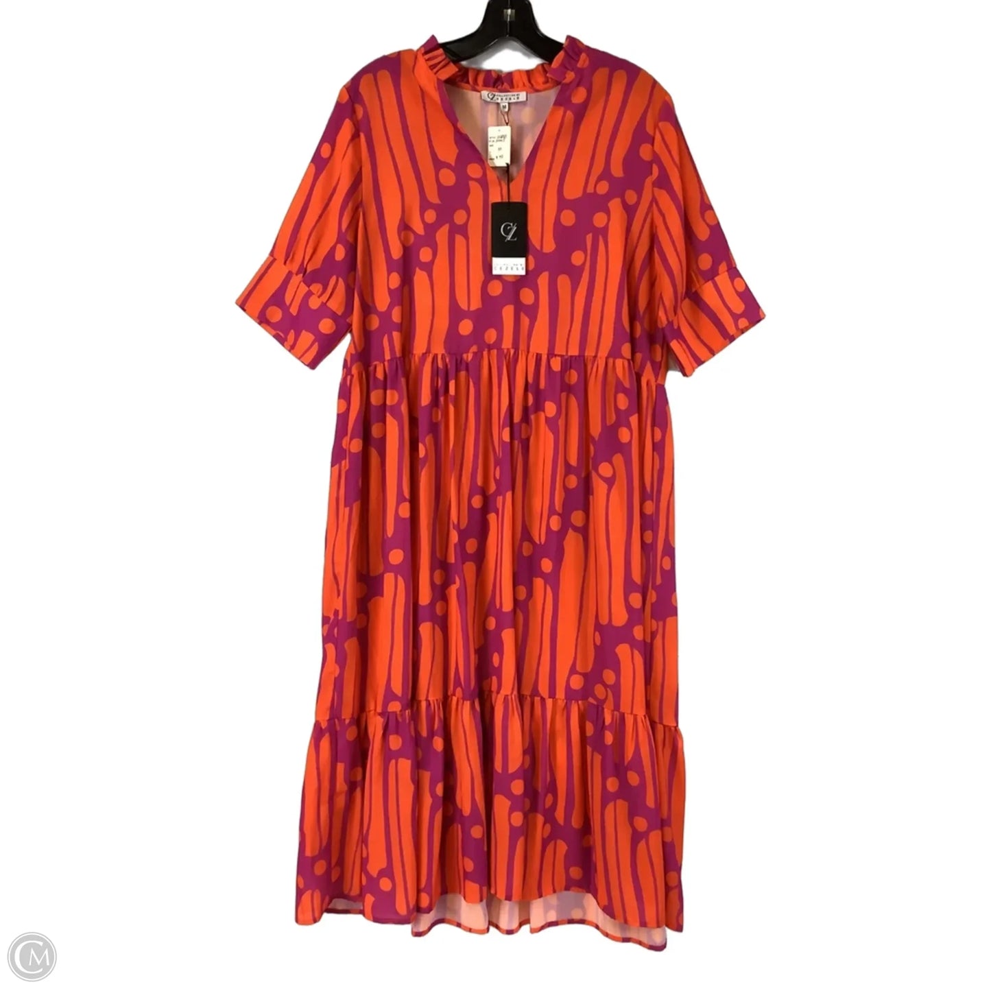 Dress Casual Maxi By Clothes Mentor In Orange, Size: M