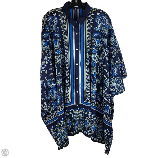 Dress Casual Short By Lands End In Blue, Size: Xl