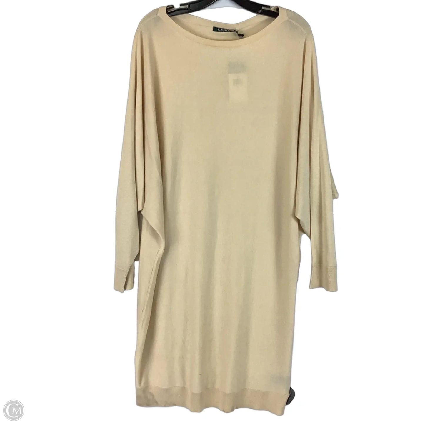 Dress Casual Short By Lauren By Ralph Lauren In Cream, Size: L