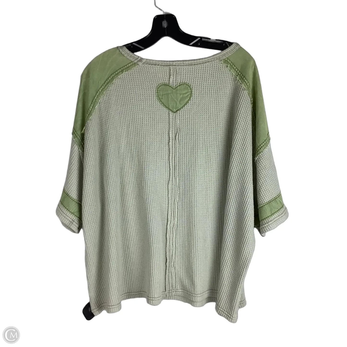 Top Short Sleeve By Easel In Green, Size: M