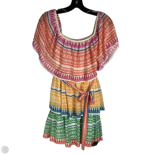 Dress Casual Short By Flying Tomato In Multi-colored, Size: S