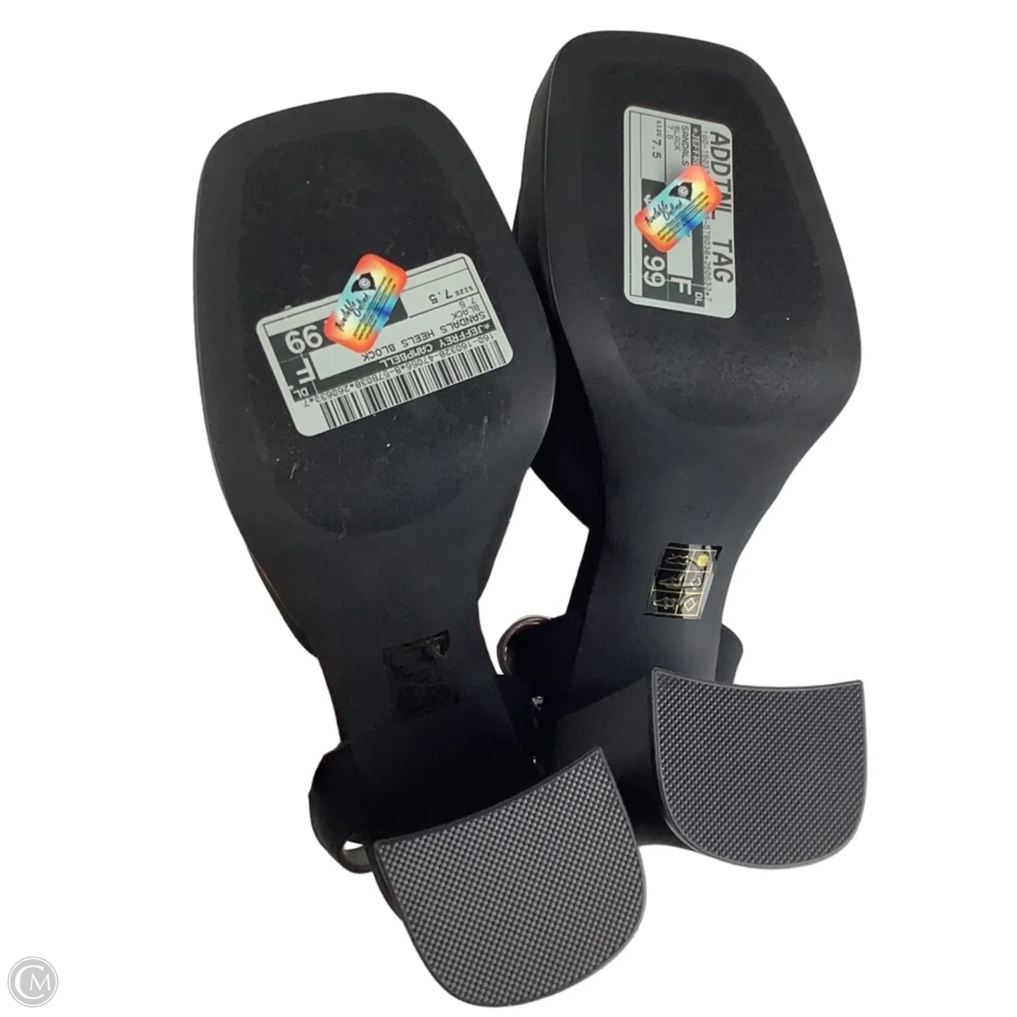 Sandals Heels Block By Jeffrey Campbell In Black, Size: 7.5