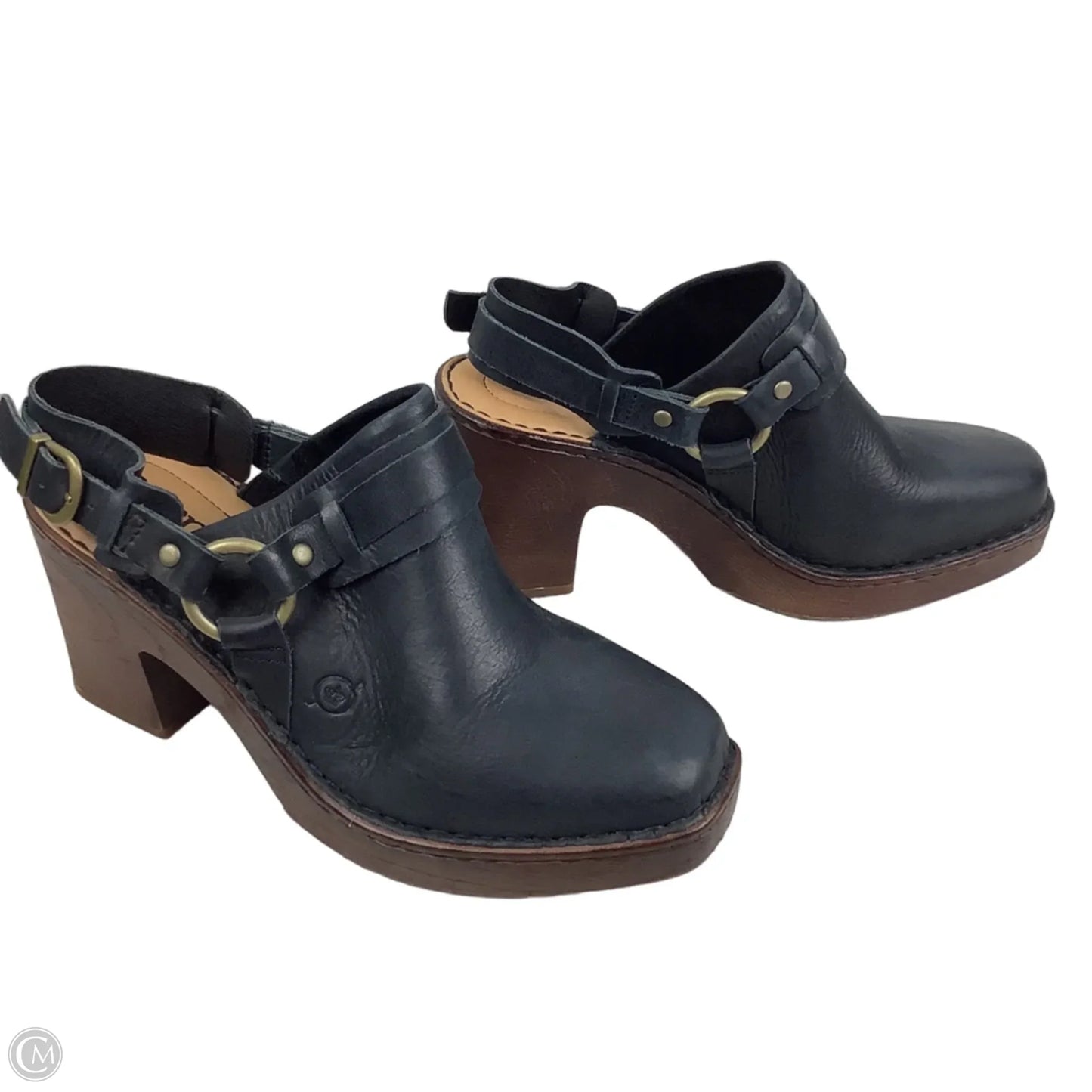 Shoes Heels Block By Born In Black, Size: 8