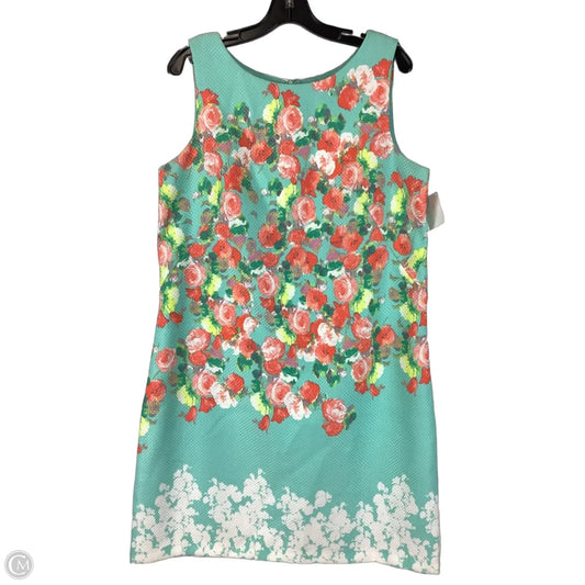 Dress Work By Donna Ricco In Floral Print, Size: 16