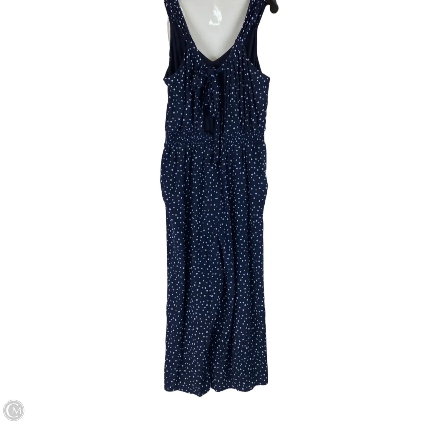 Jumpsuit By Loft In Polkadot Pattern, Size: 8