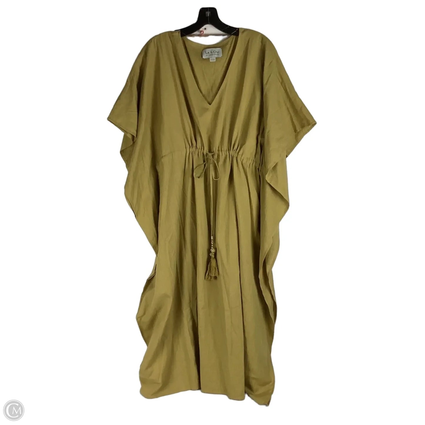 Dress Casual Maxi By Cmc In Green, Size: Osfm