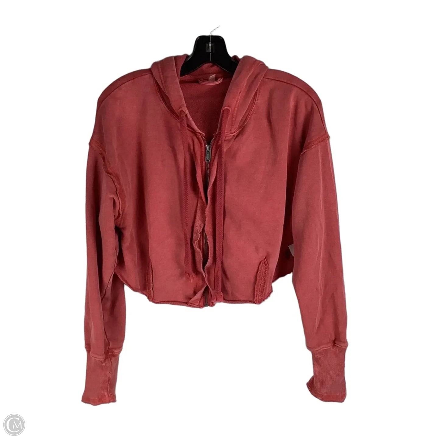 Sweatshirt Hoodie By Free People In Red, Size: Xs