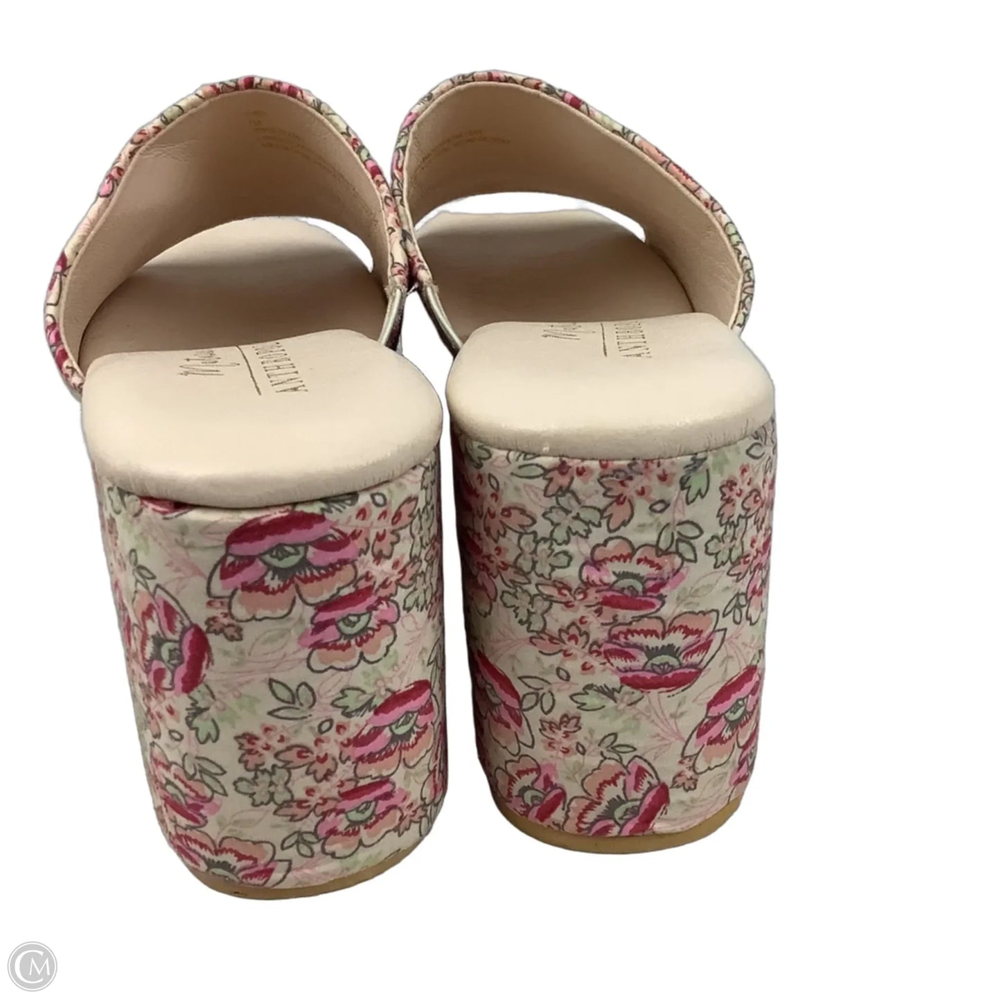 Sandals Heels Block By Matisse In Floral Print, Size: 7