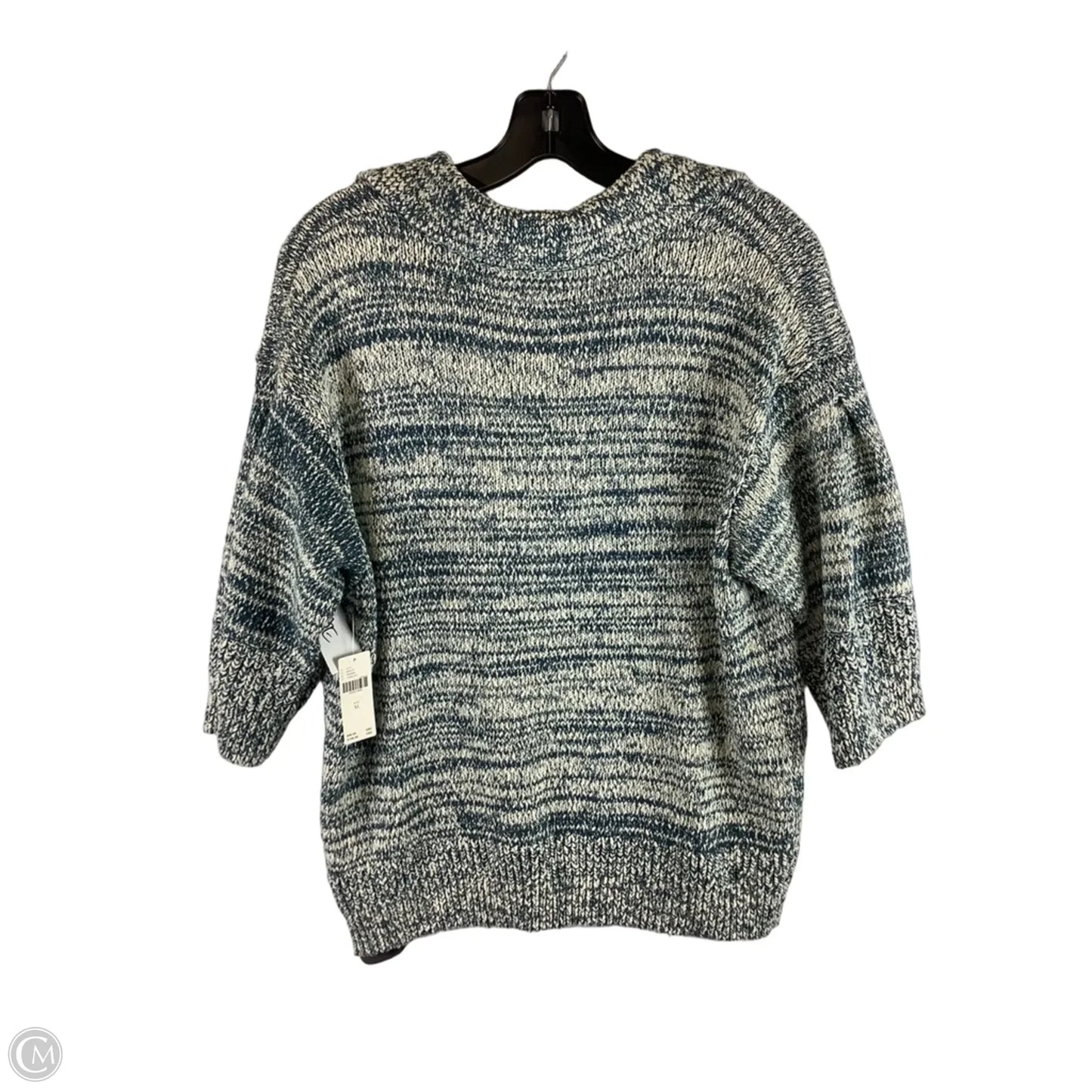 Sweater Short Sleeve By Anthropologie In Teal, Size: Xl