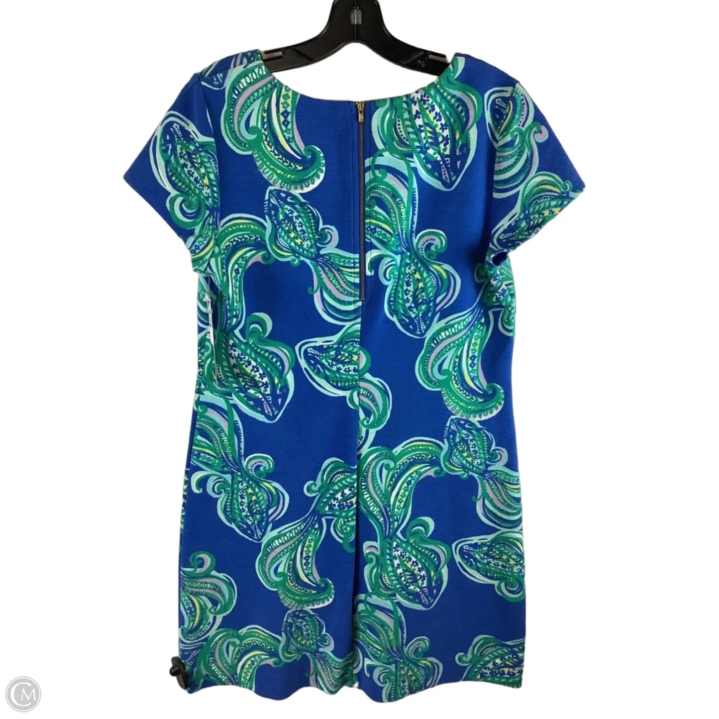 Dress Designer By Lilly Pulitzer In Blue & Green, Size: L