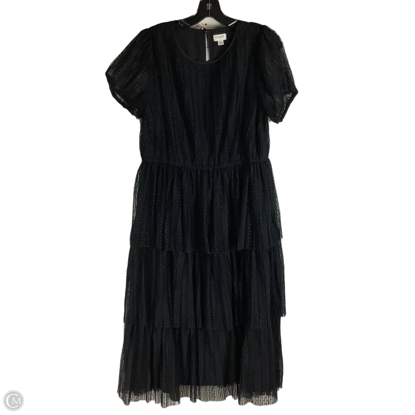 Dress Party Midi By J. Crew In Black, Size: 12