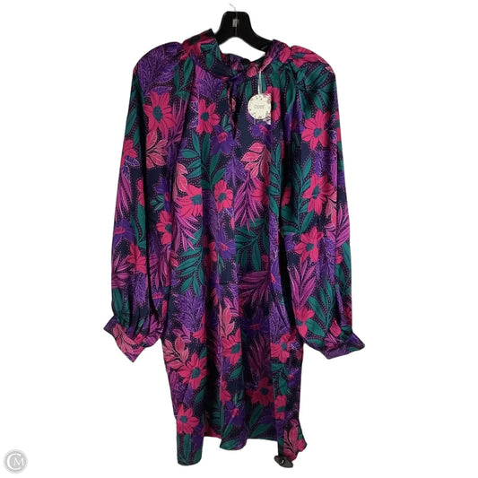 Dress Party Short By Oddi In Floral Print, Size: L