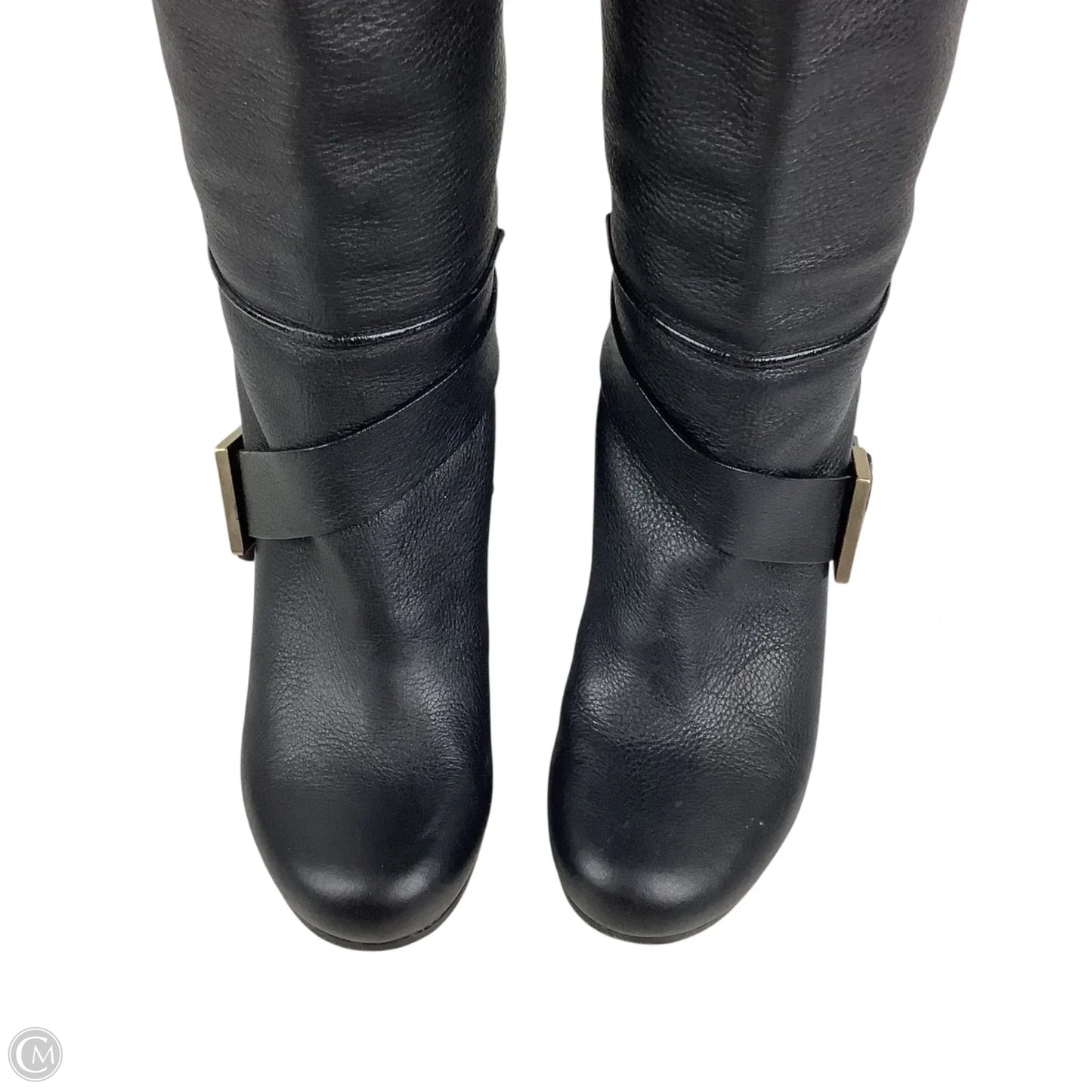 Boots Luxury Designer By Chloe In Black, Size: 38.5