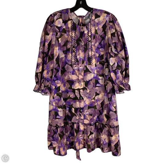Dress Casual Short By Tyler Boe In Purple, Size: Xl