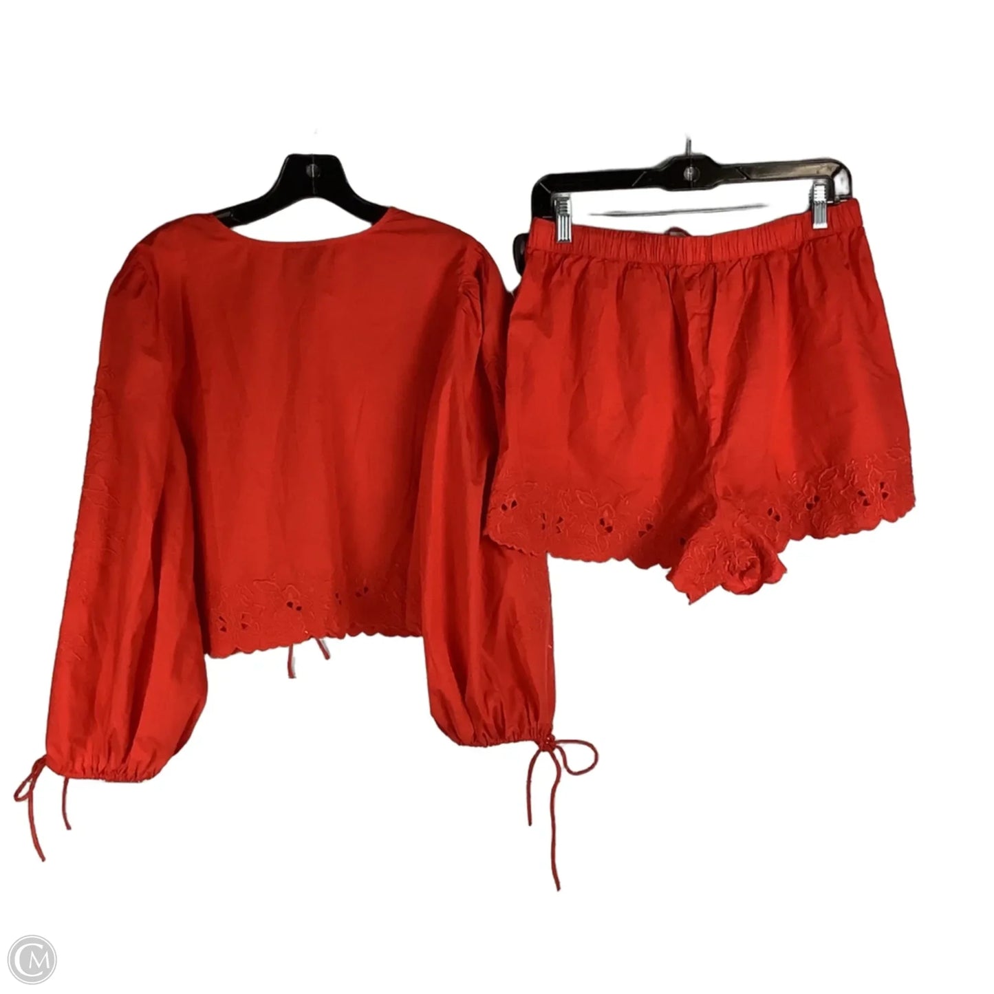 Shorts Set By Future Collective In Red, Size: M