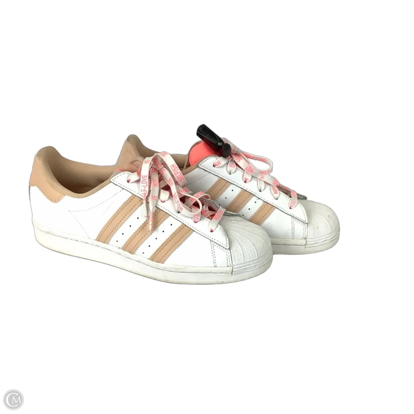 Shoes Sneakers By Adidas In Pink & White, Size: 7.5
