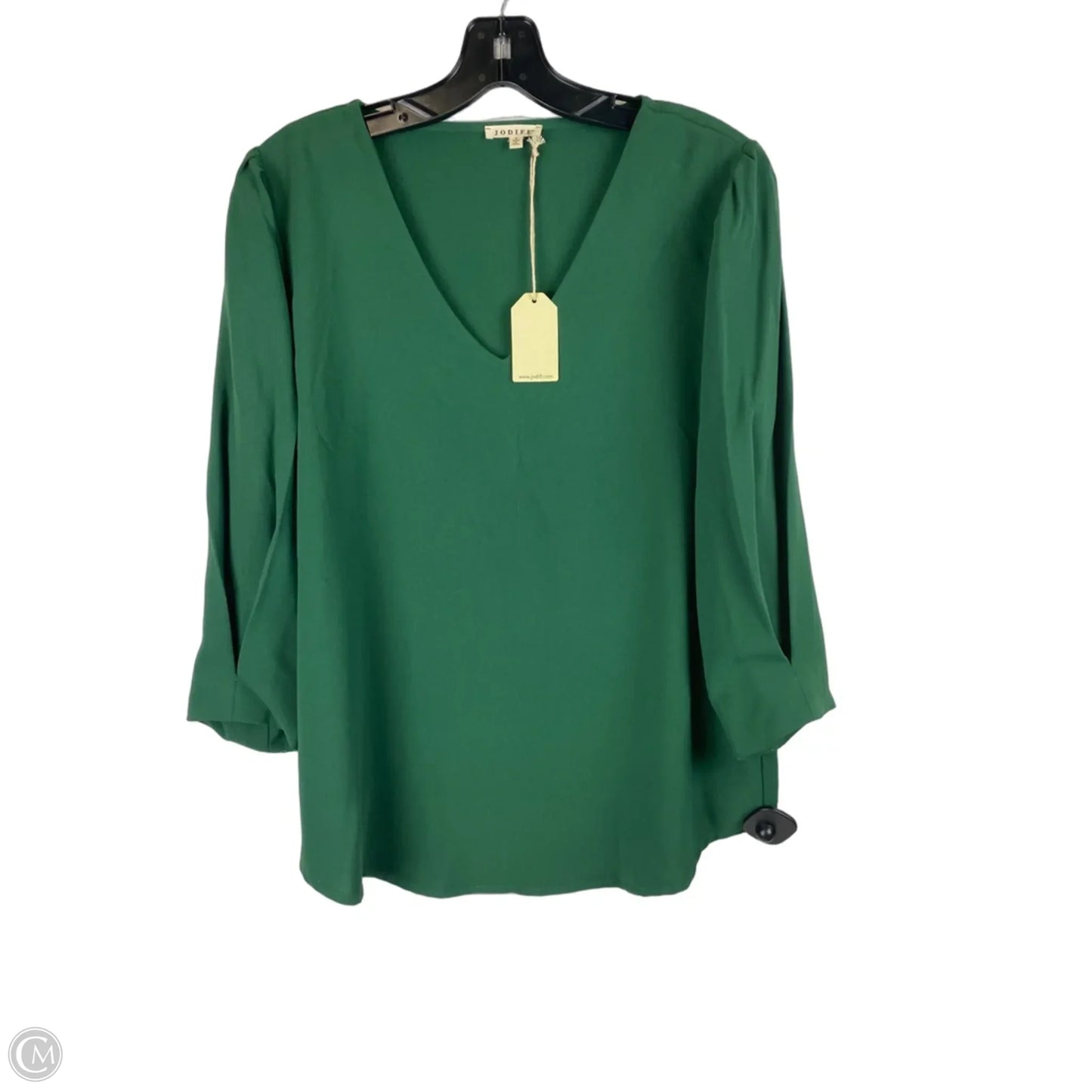 Top Short Sleeve By Jodifl In Green, Size: S