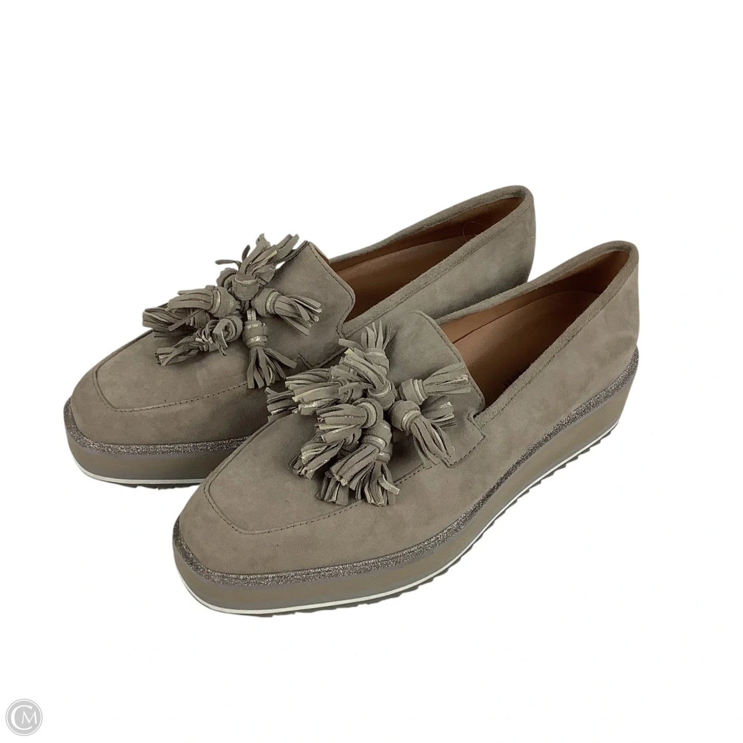 Shoes Heels Platform By Johnston & Murphy In Taupe, Size: 7.5
