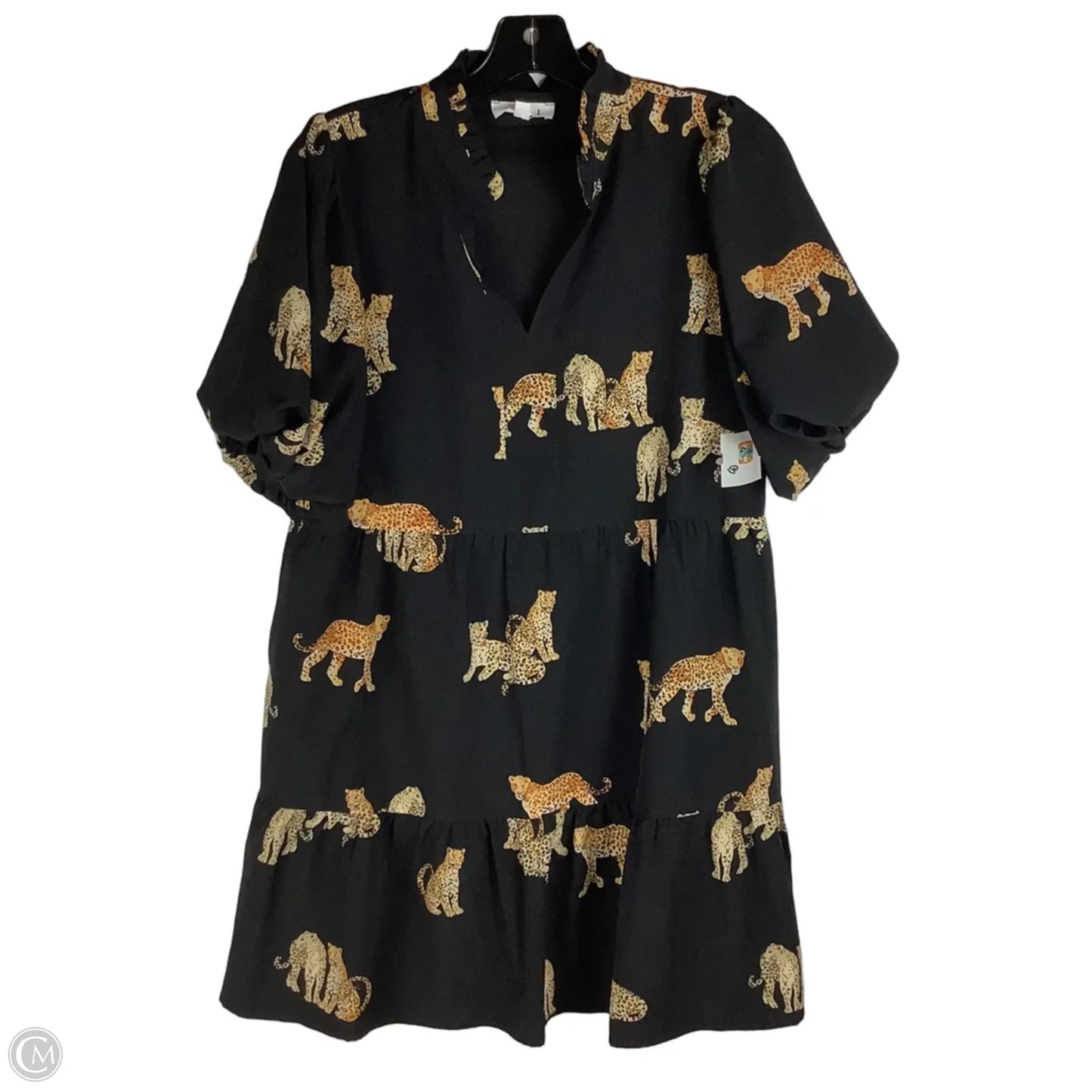 Dress Casual Short By Thml In Animal Print, Size: M