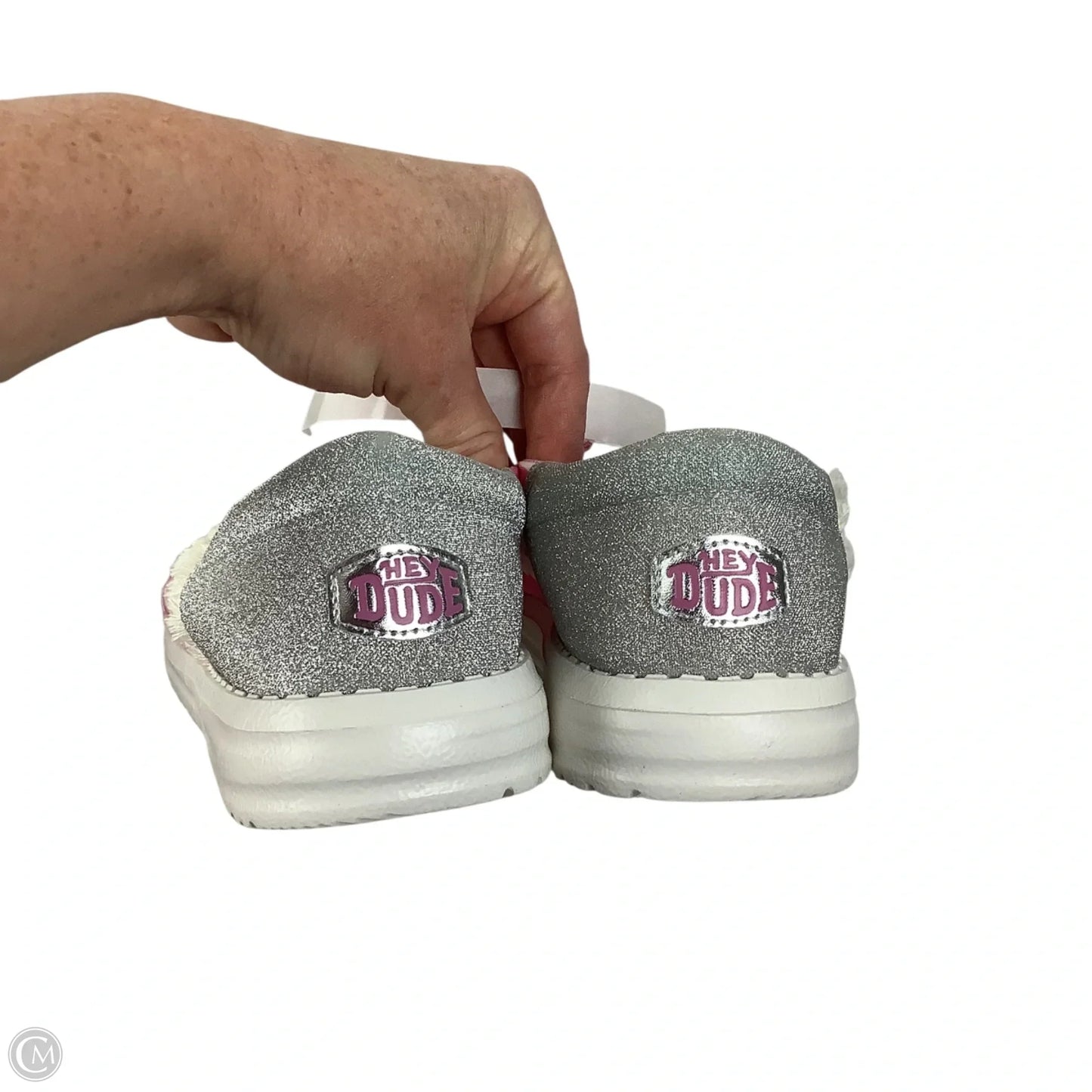 Shoes Flats By Hey Dude In Pink, Size: 10
