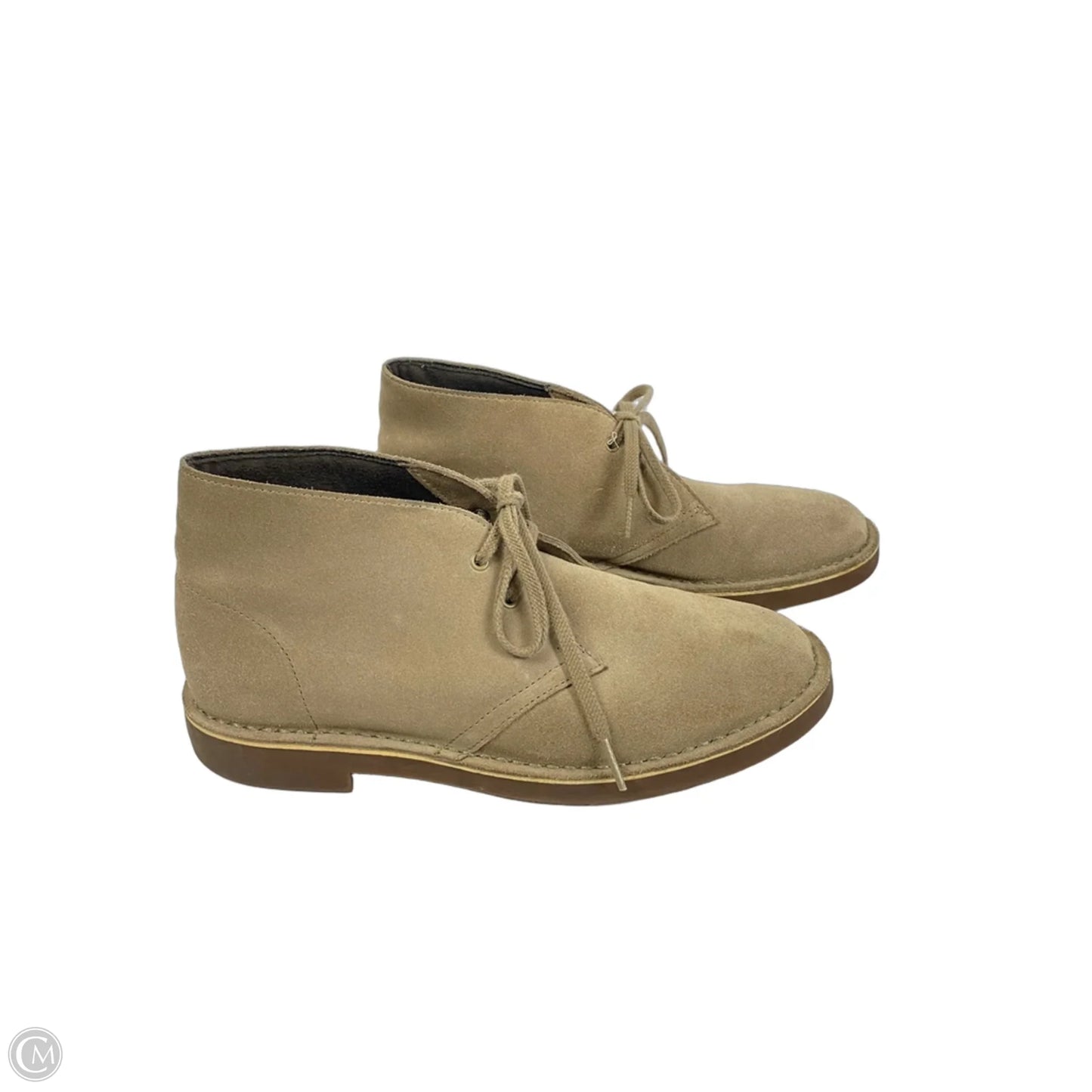 Shoes Flats By Clarks In Tan, Size: 9.5