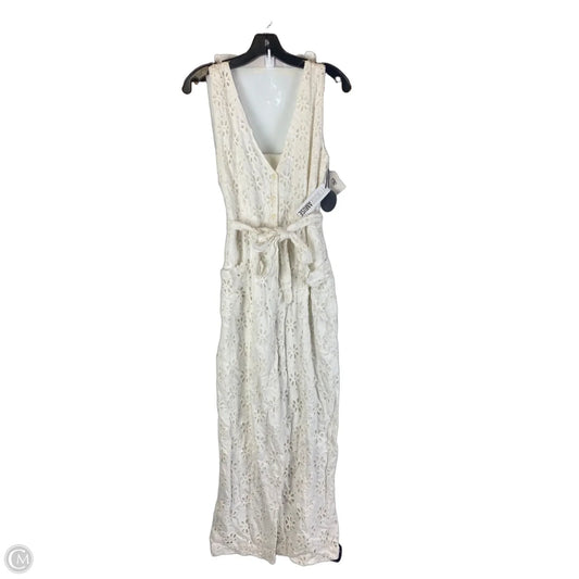 Jumpsuit By Clothes Mentor In White, Size: Xs
