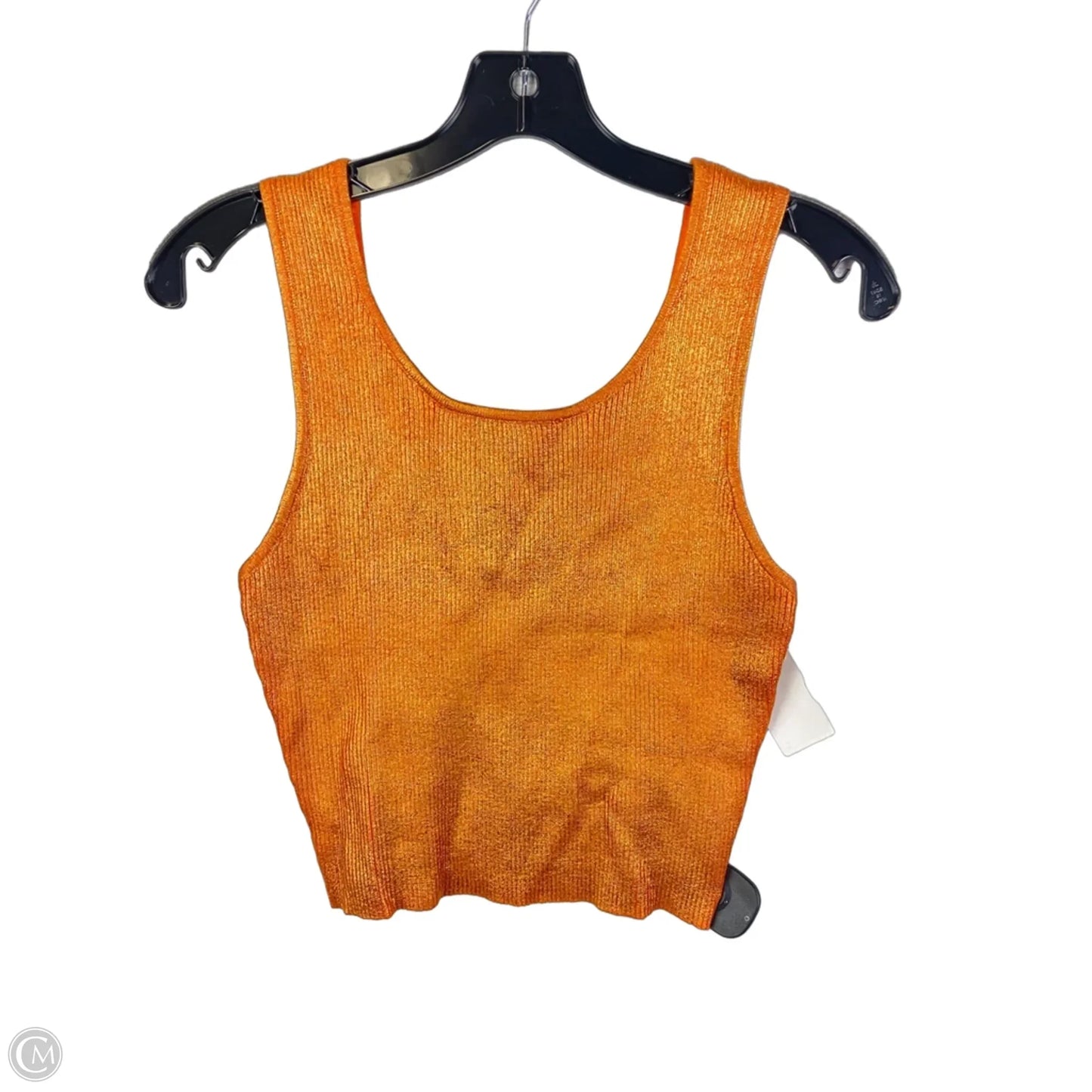 Top Sleeveless By Clothes Mentor In Orange, Size: L