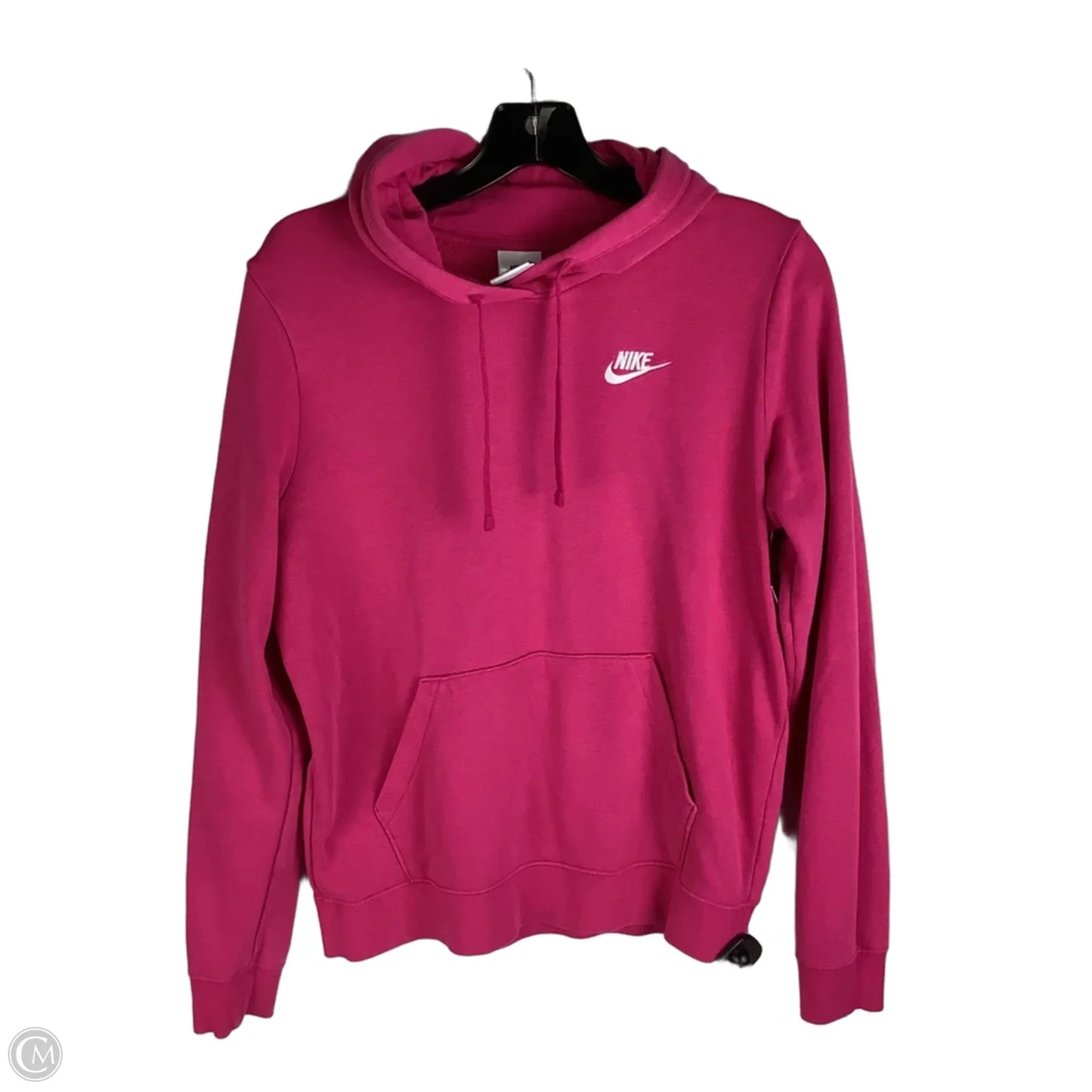 Sweatshirt Hoodie By Nike Apparel In Pink, Size: S